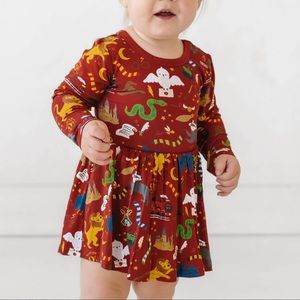Harry Potter Little Sleepies Long Sleeve Twirl Dress with Bodysuit 18-24 Months